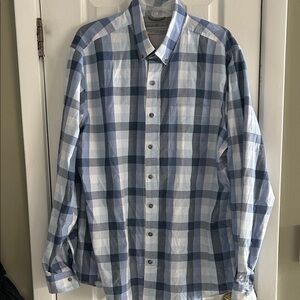 EDDIE BAUER MENS PLAID SHIRT SIZE TXL